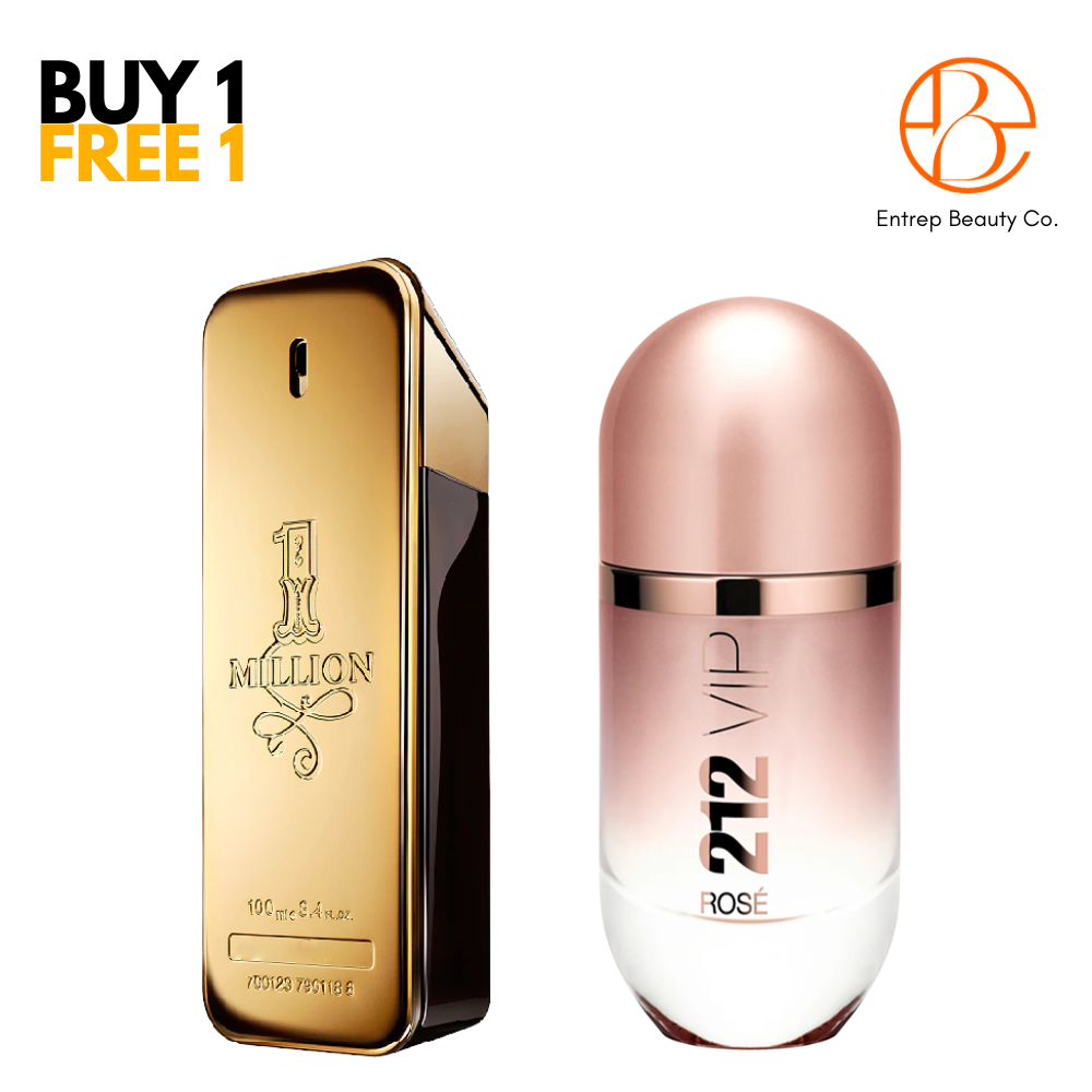 1 Million Perfume for Men and 212 VIP Rose Perfume for Women