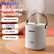 Philips Ultrasonic Air Purifier with LED Light for Home