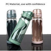 Morandi Colors Portable Water Bottle with Carry Strap