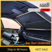 AISEO Foldable Car Sun Umbrella UV Protection Windshield Shade