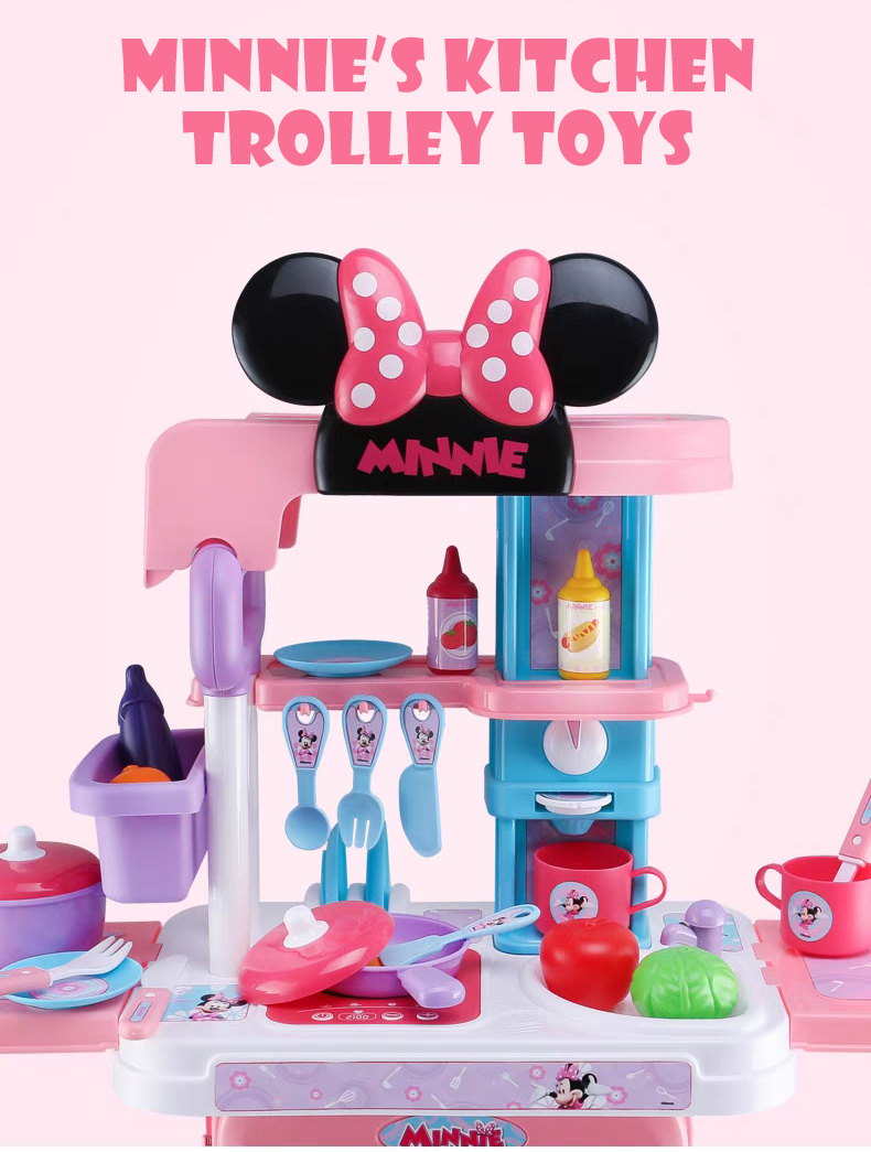 9 Minutes Satisfying with Unboxing Disney Minnie Mouse Kitchen Playset  Collection ASMR 