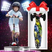 Foldable Kick Scooter with LED Wheels for Boys Ninety Nine Point Nine Boutique