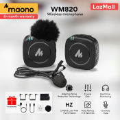 MAONO WM820 2.4G Wireless Lavalier Microphone for Recording and Teaching