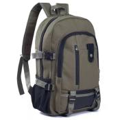 UISNMALL Men's Trendy Large Capacity Canvass Backpack #911