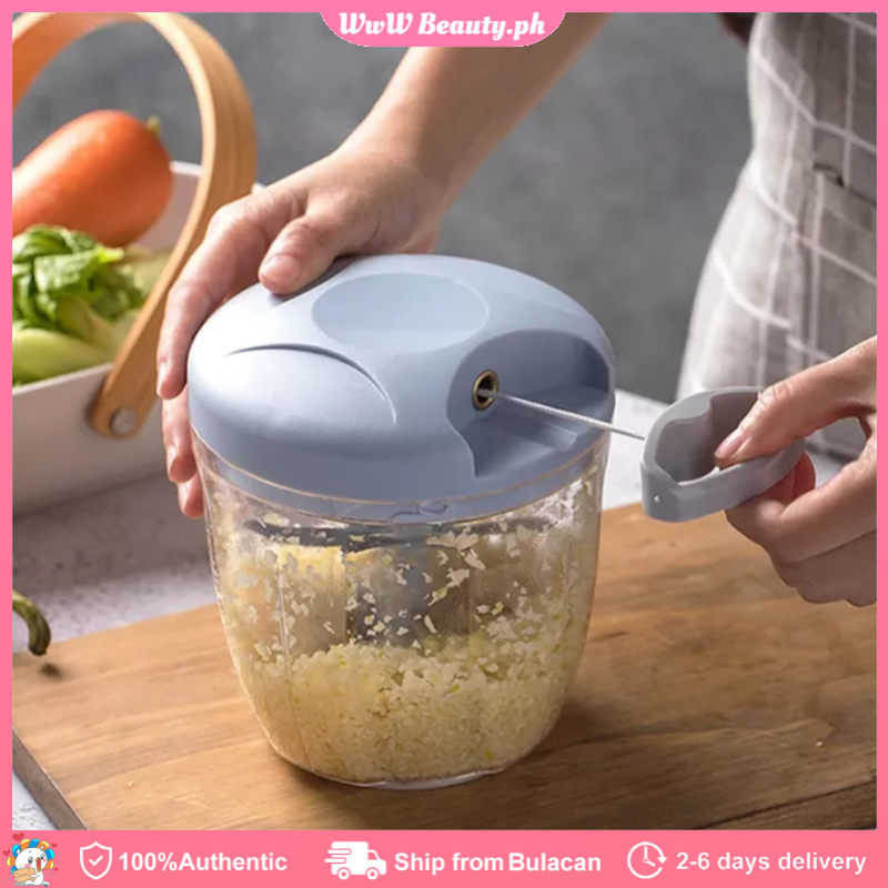 Mini Food Chopper - 500ml Capacity - for Kitchen Slicing/Cutting