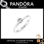 Pandora Sparkly Star Single Stone Ring Women's Ring