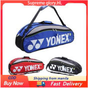 Waterproof Badminton Backpack with Shoe Compartment - Yonex Bag