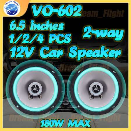 Universal 6.5" Car Speaker 180W HiFi Stereo Subwoofer, Coax