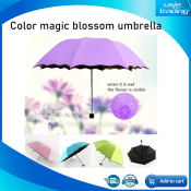 UV-Protected Cute Magic Blossom Flower Umbrella by USJE