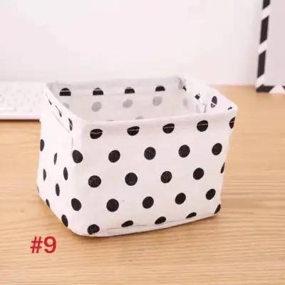 Fun Life Nordic style fabric storage basket Cotton Linen Creative Storage box (11)
