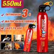 QuickFire Portable Water-Based Fire Extinguisher - 550ml