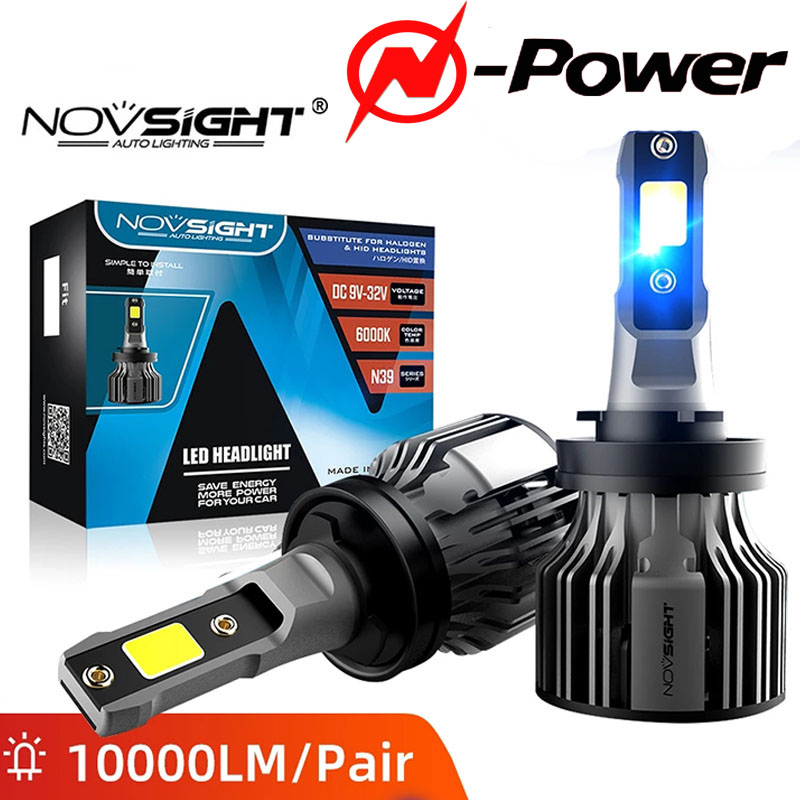 N-Power Novsight 9005 LED Headlight Bulbs - 10000LM Pair