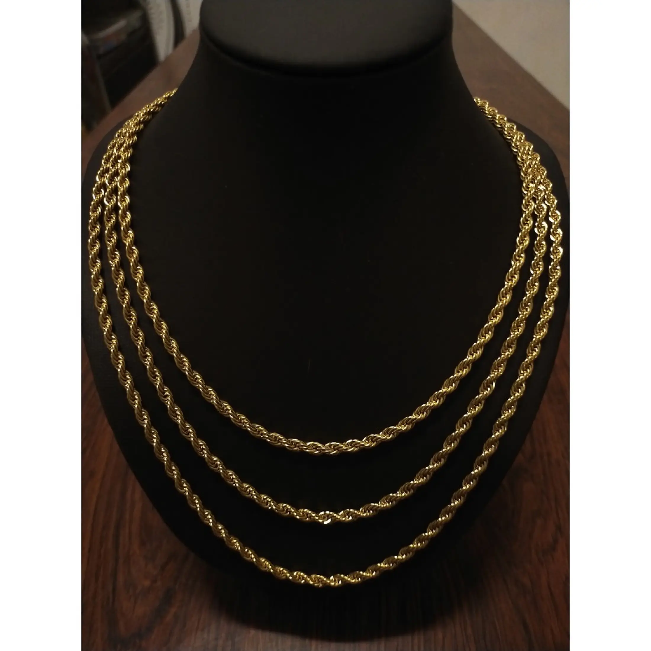 Mainit Na Benta Master Chains Thick Gold Rope Chain 3 5mm Lazada Ph