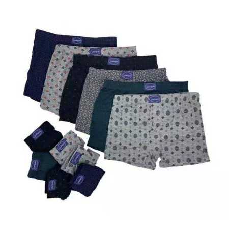 A&C #6PCS #05 BOXER SHORT COTTON COD MENS