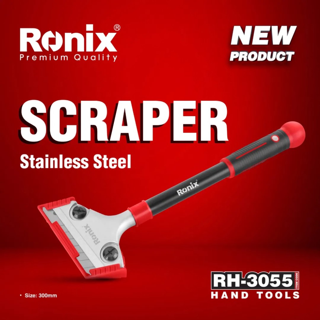 Ronix Rh-3055 300mm Scraper Cleaning Safety Knife Floor Scraper Sharp Blade Paint Scraper Putty Knife Paint Tool