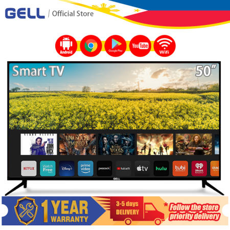 GELL Smart TV: 50" & 43" Android Flat Screen Sale