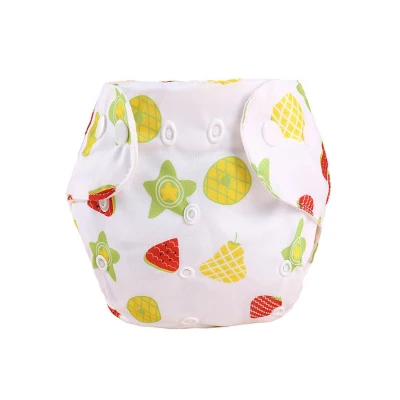 Newborn Baby Cartoon Adjustable Washable Cloth Diapers Pants(Insert sold separately) (10)