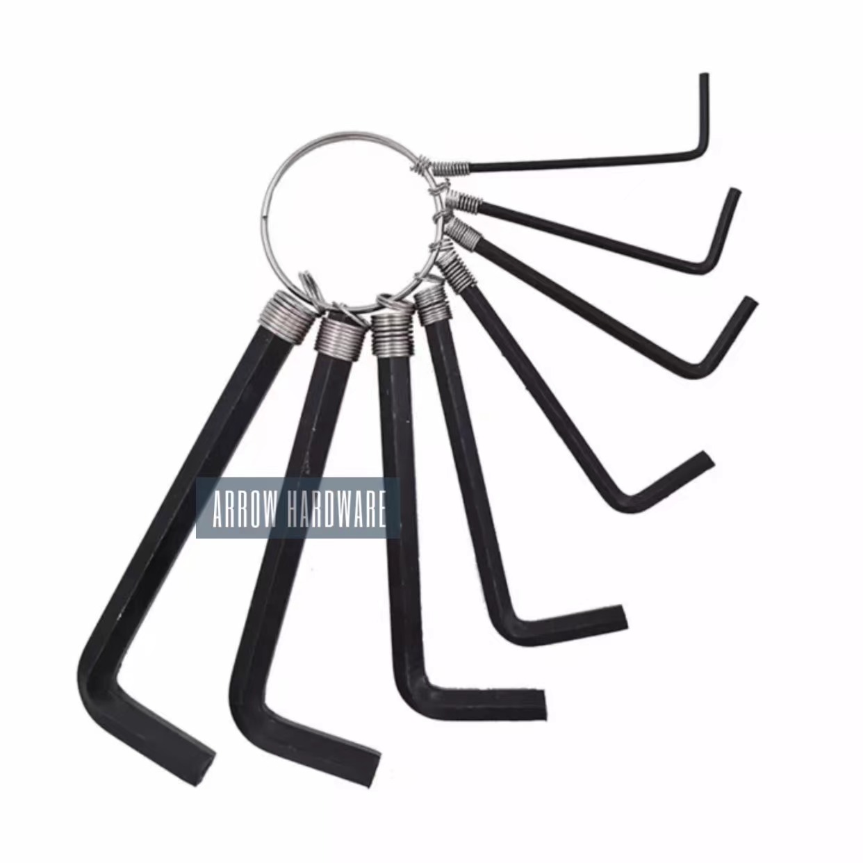 10PCS Hex Key Set On Ring Allen Wrench