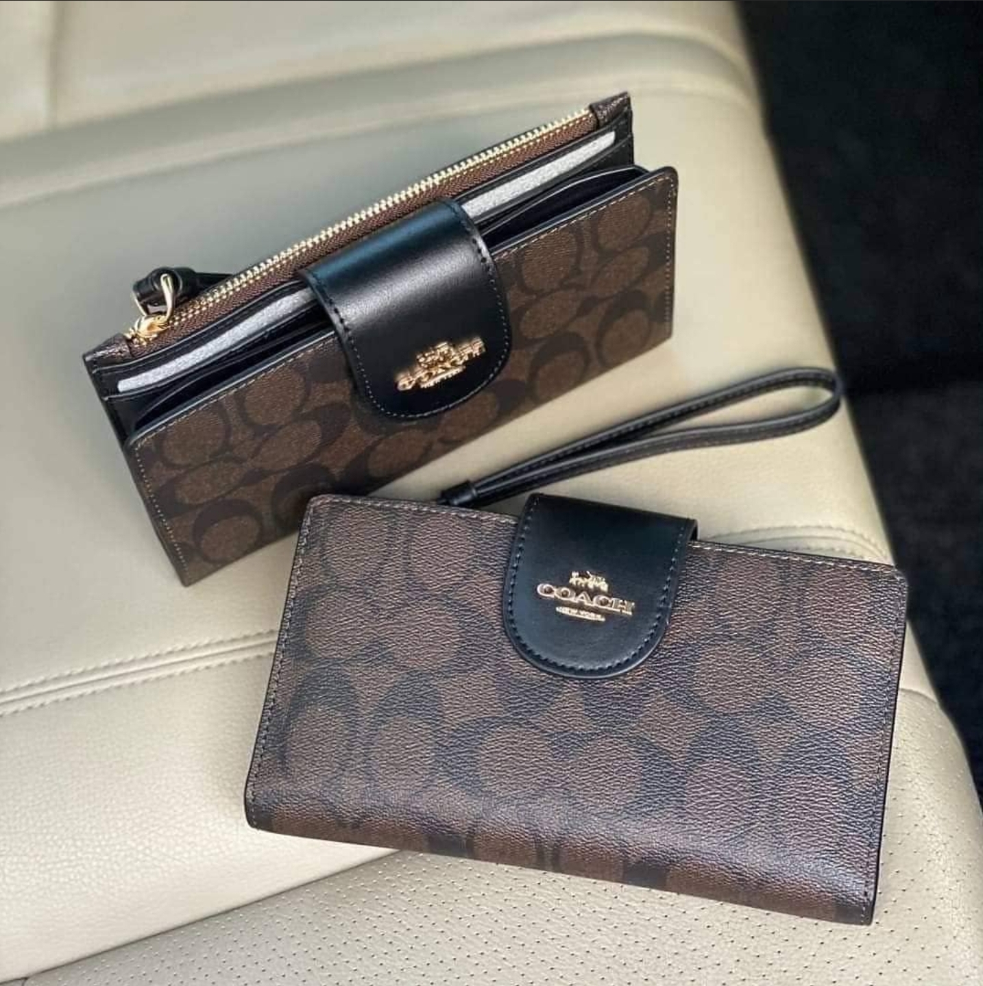 Authentic coach best sale wallet price