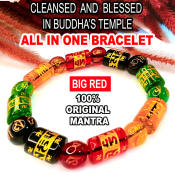 Mantra Stone Colorful Bracelet for Money and Good Luck
