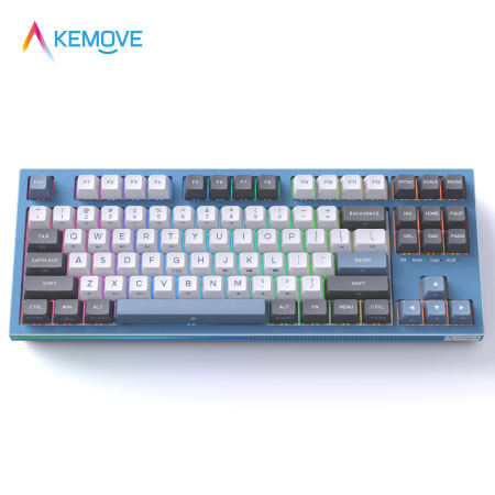 KEMOVE K87 Wireless Mechanical Keyboard, RGB Gaming Keyboard