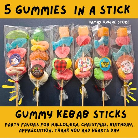 Valentine's Gummy Kebab: Sweet Celebration Treats by Sunrise