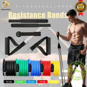 Elastic Fitness Resistance Bands Set - Unisex EIDERFINCH
