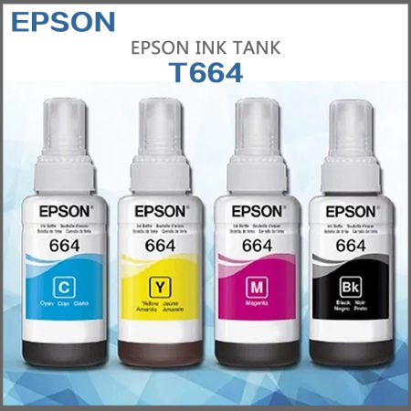 EPSON T664 Ink Series for L-Series Printers