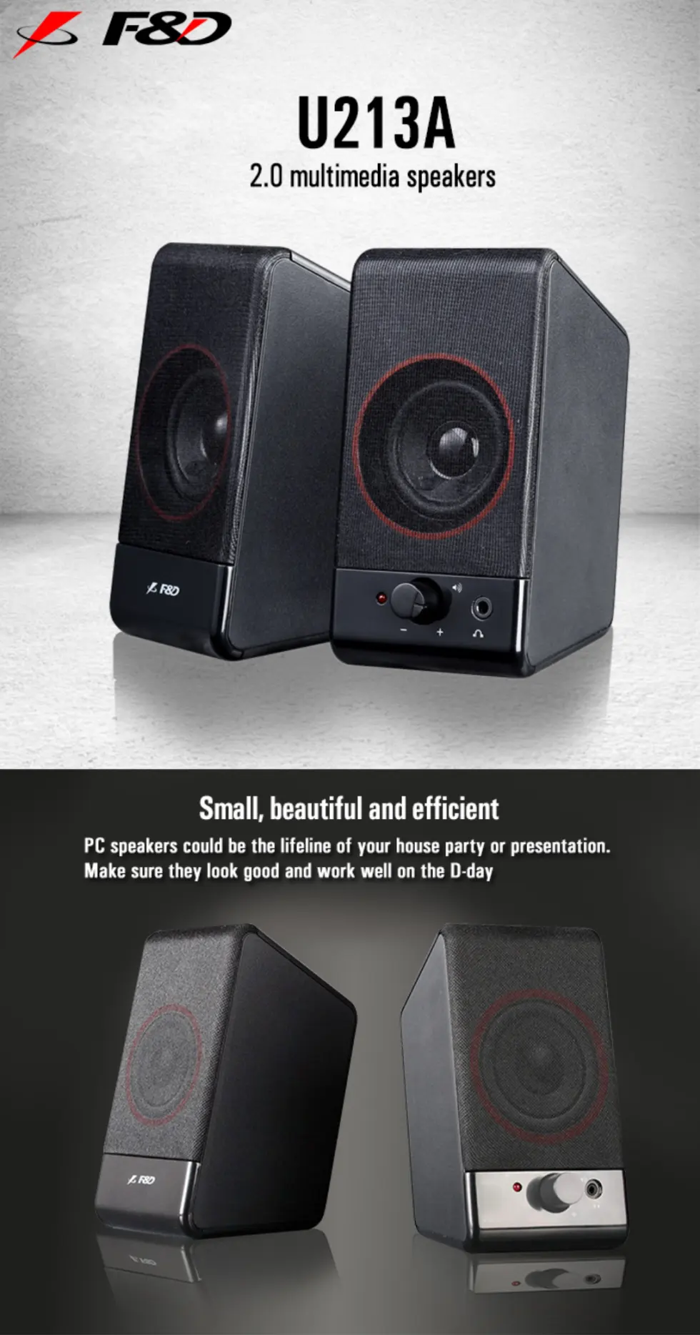 f&d desktop speakers