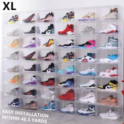 LinE Store XL Transparent Print Shoebox Storage