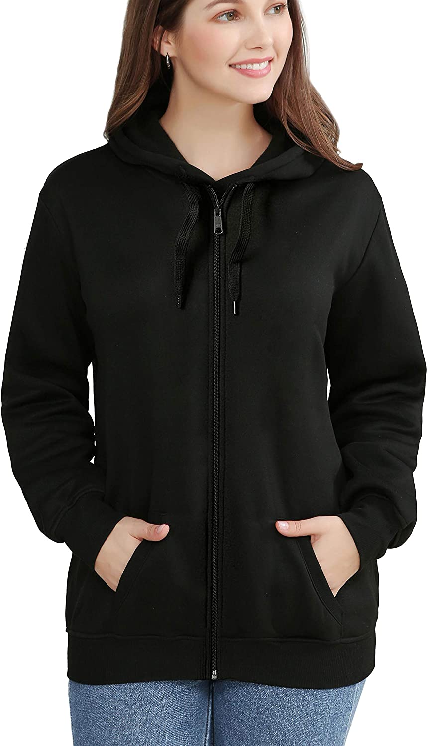 jacket with zipper hood