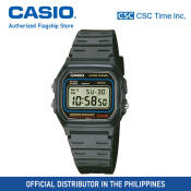 Casio  Black Resin Strap 50 Meter Digital Watch