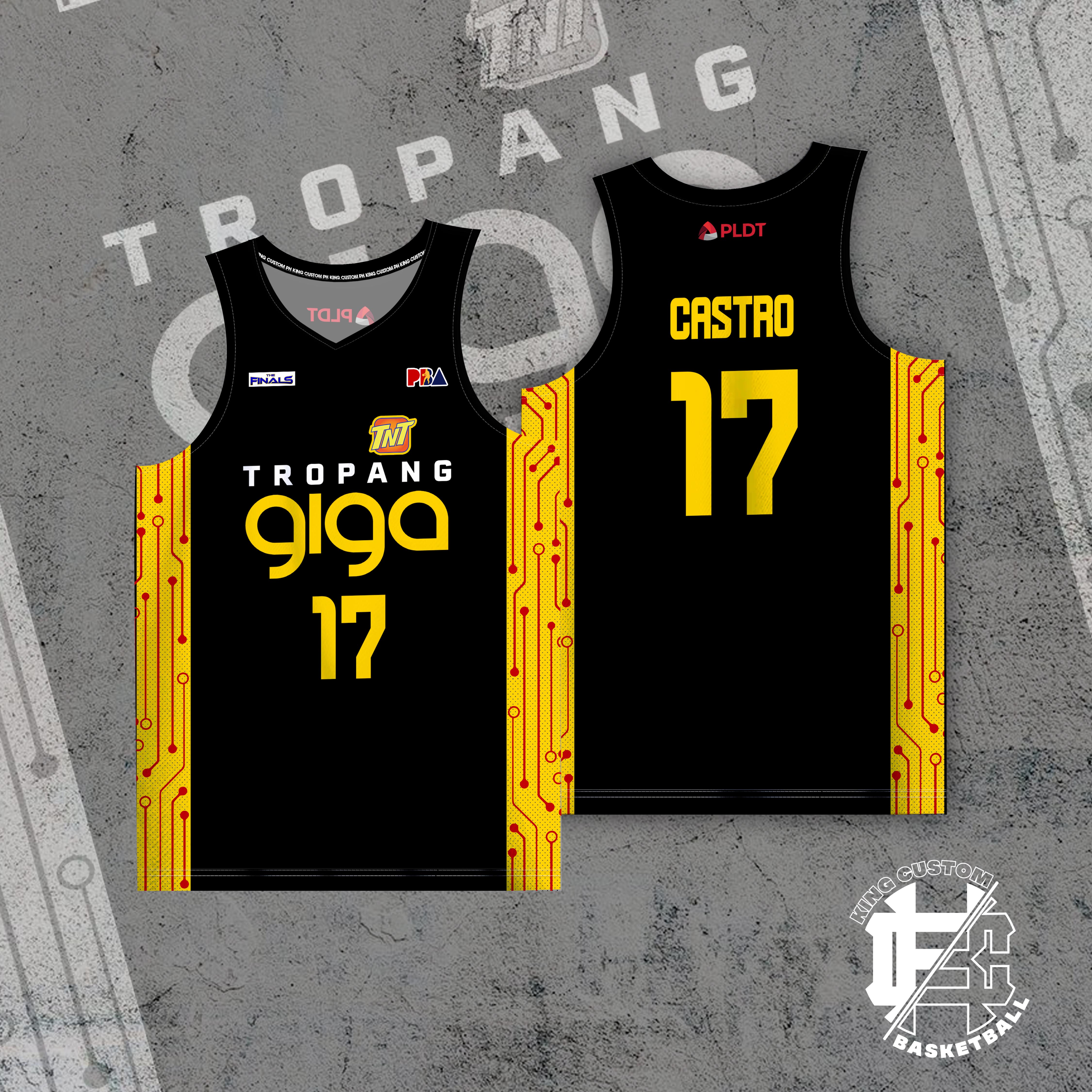 PBA RETRO JERSEY, TOYOTA RAMON FERNANDEZ #10 JERSEY, FULL SUBLIMATION