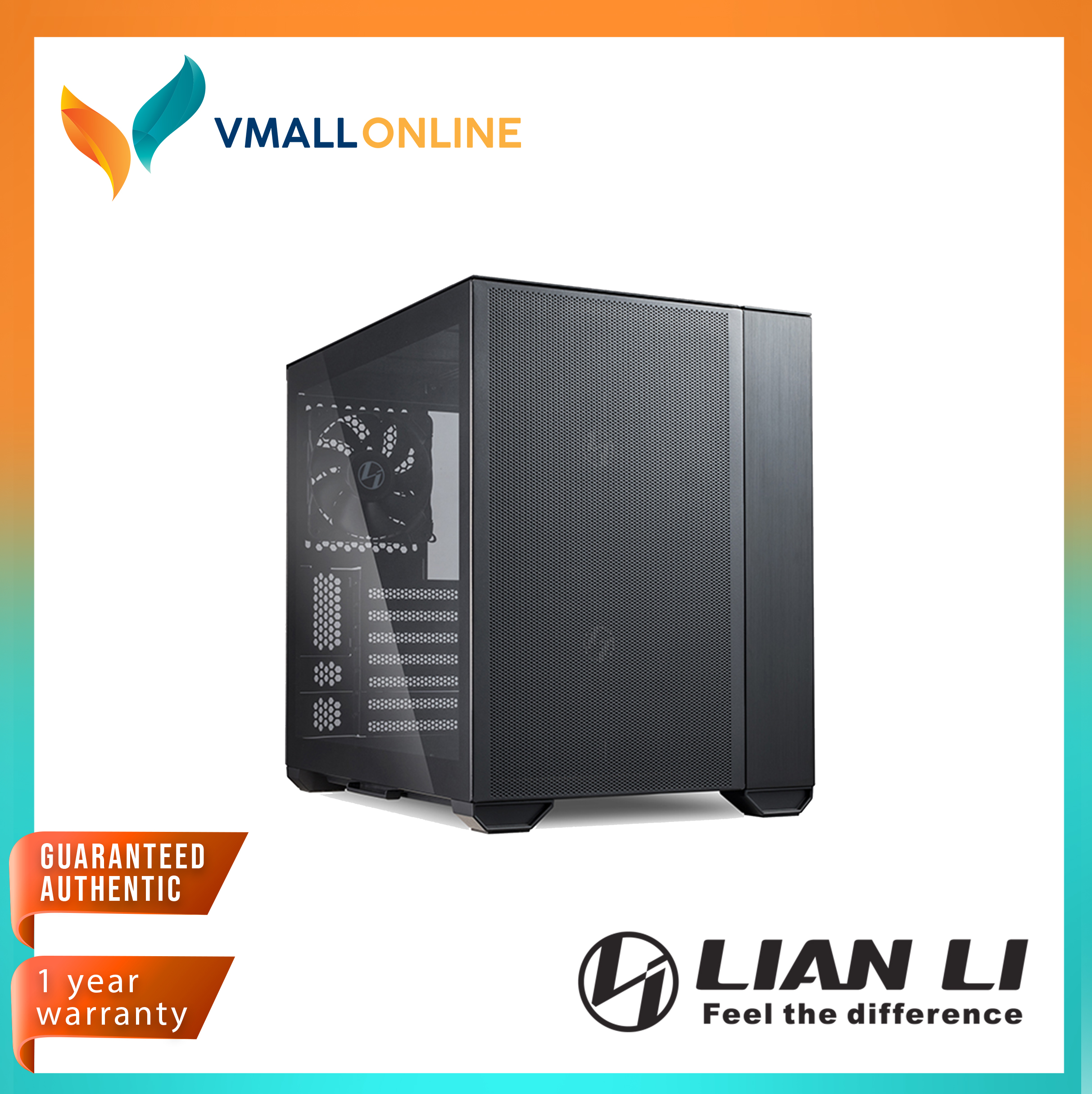 LIAN LI O11 Dynamic EVO Tempered Glass on the Front and Left Side