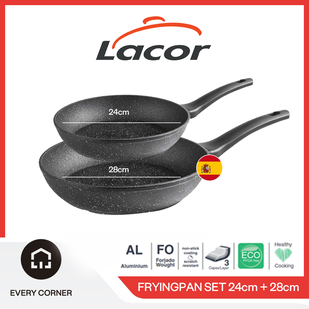 Ferrum Carbon Steel Non-stick Pan - 9.4 – Lacor Home