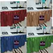 Plain Kitchen Curtain - Kitchen Sink Curtain - 32x58 inches