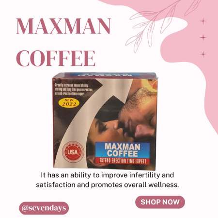 100% Authentic New Maxmen Coffee * Usa Effective Enhancement for Men Extend Erections Time Expert Impotence Coffee