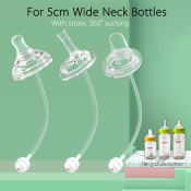 Pigeon Duck-billed Nipple with Straw for Wide Neck Bottle