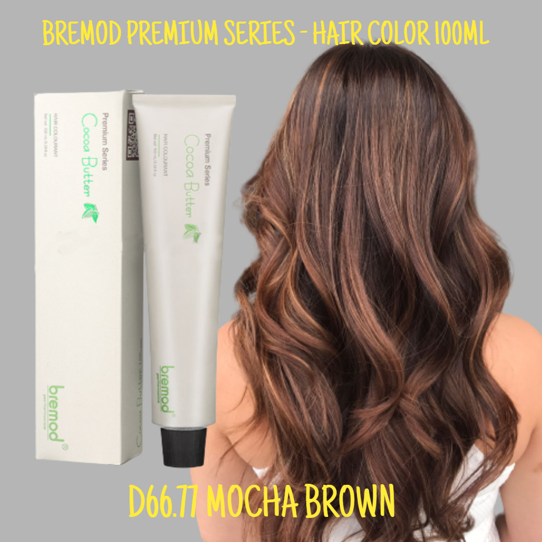 Bremod Premium Series Cocoa Butter Hair Color 100ML D660-77
