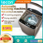 LECON 8.5KG Fully Automatic Washing Machine with Drying