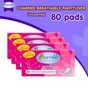 Charmee Breathable Unscented Pantyliner - 4 packs