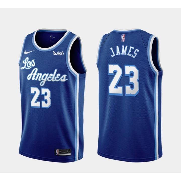 Los Angeles Lakers Lebron James #23 Nba 2020 New Arrival Blue Jersey Jersey  - Bluefink