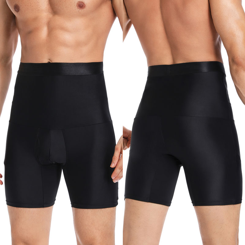 Men Compression Shorts Body Shaper Modeling Girdle Anti Chafing Boxer  Underwear