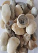 White Stones Pebbles - 1 kilograms per pack