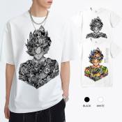 Anime Shirt - Dragon Balls - Goku - Oversized Tshirt - Anime Tees HD Design Cotton Shirt commemorating Mr. Akira Toriyama's contribution to anime