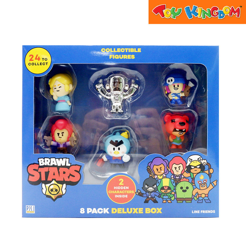 BRAWL STARS COLLECTIBLE FIGURES 8 PACK DELUXE BOX (S1) - The Toy