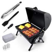 Portable Stainless Steel BBQ Grill with Stand and Cover