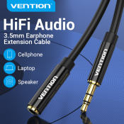 Vention 3.5mm Audio Extension Cable - Aux Jack Extender