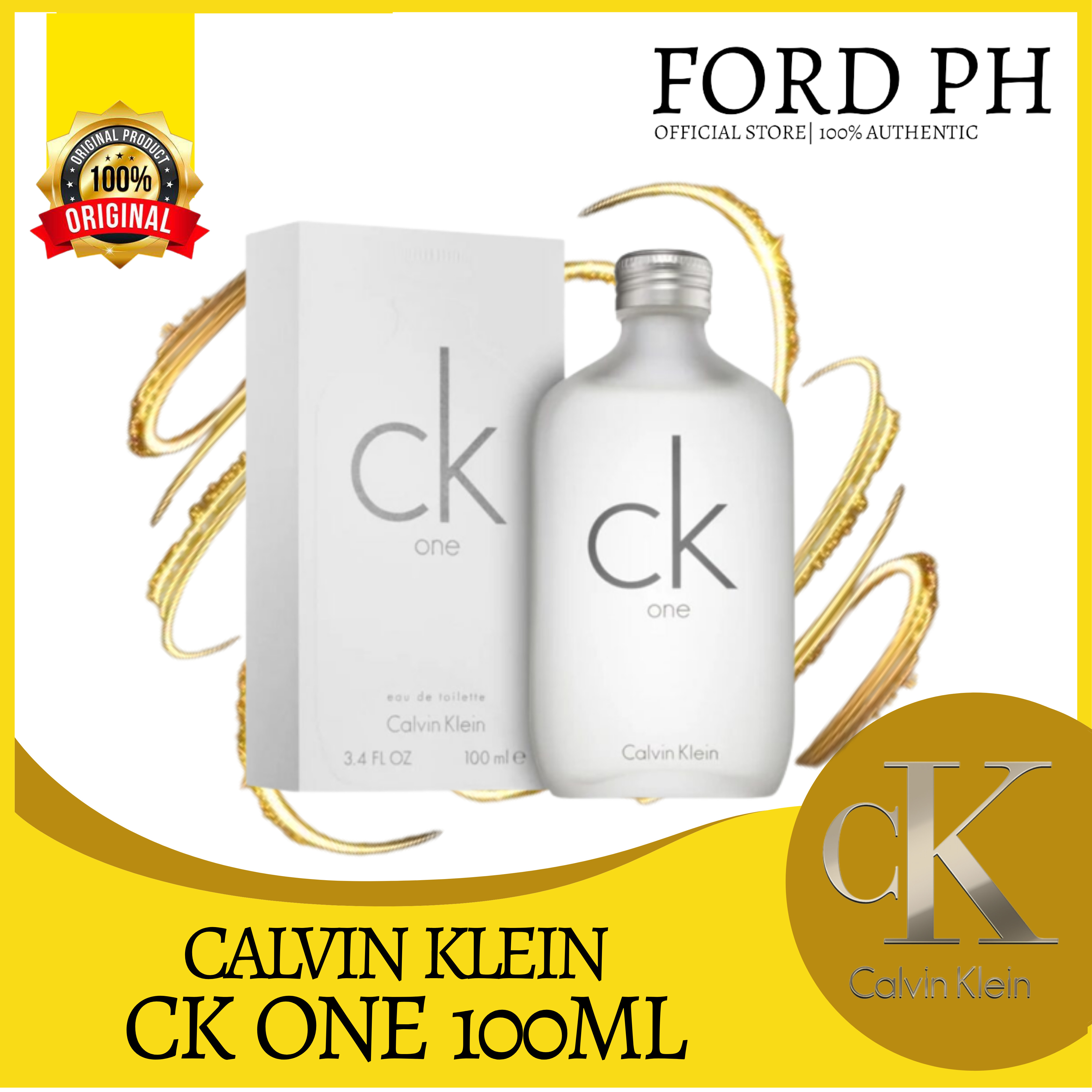 FORD PH [ Calvin Klein Calvin Klein CK One 100ml ] | Oil Based perfume for  women original | bath and body works perfume | perfume dessert | perfume  long lasting scent |