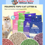 FOLOPETS Tofu Cat Litter 6L Natural Plant Safe Biodegradable